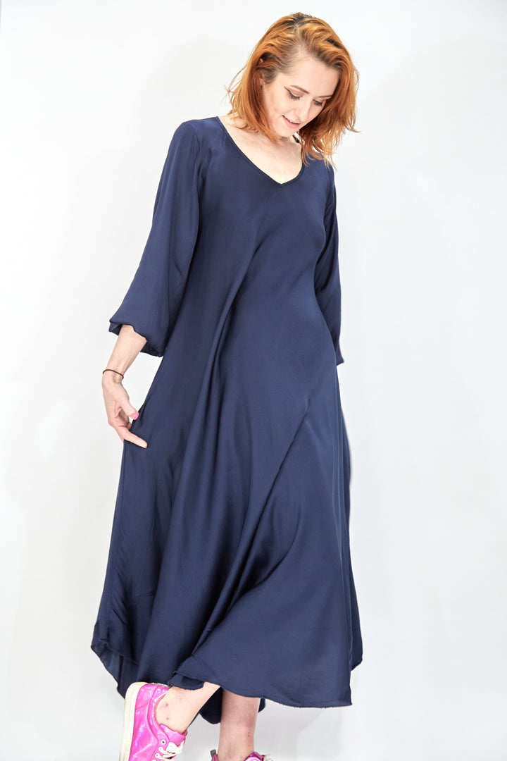 Full Sleeve Bias Dress - Vz Collection
