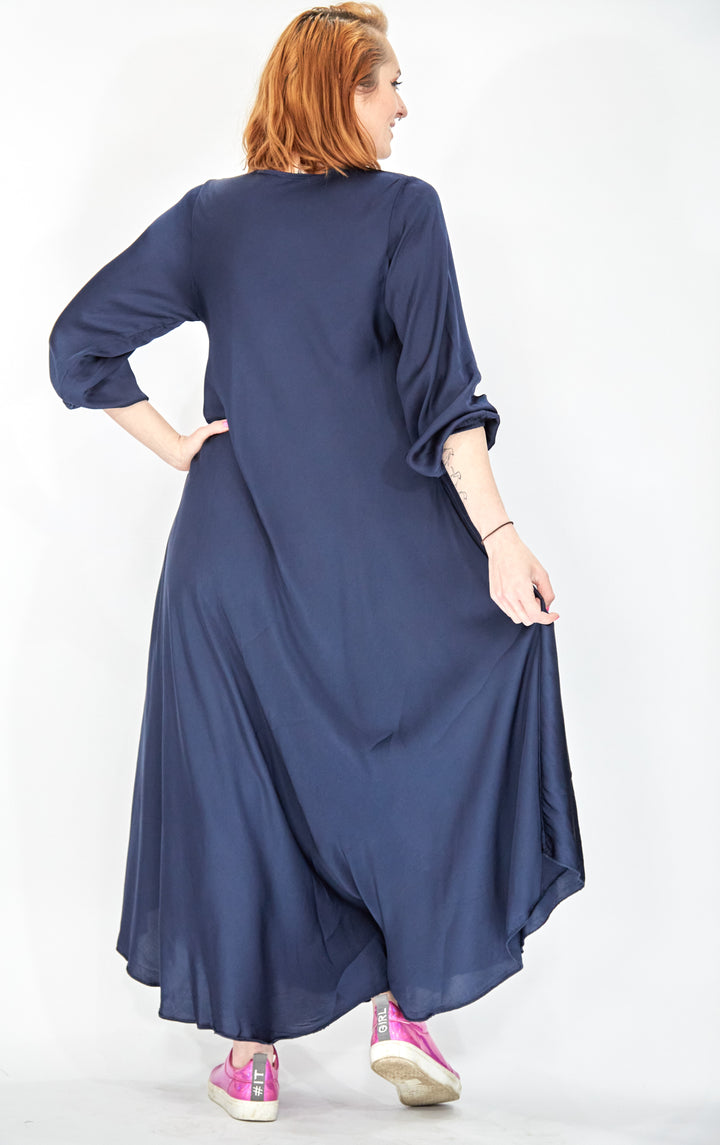 Full Sleeve Bias Dress - Vz Collection