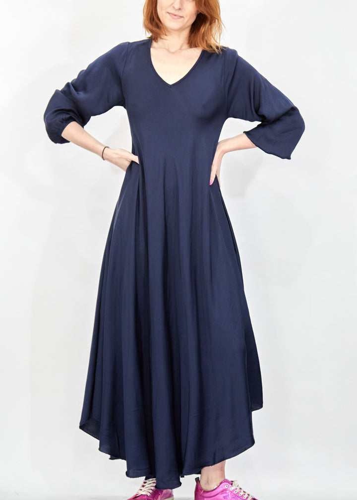 Full Sleeve Bias Dress - Vz Collection