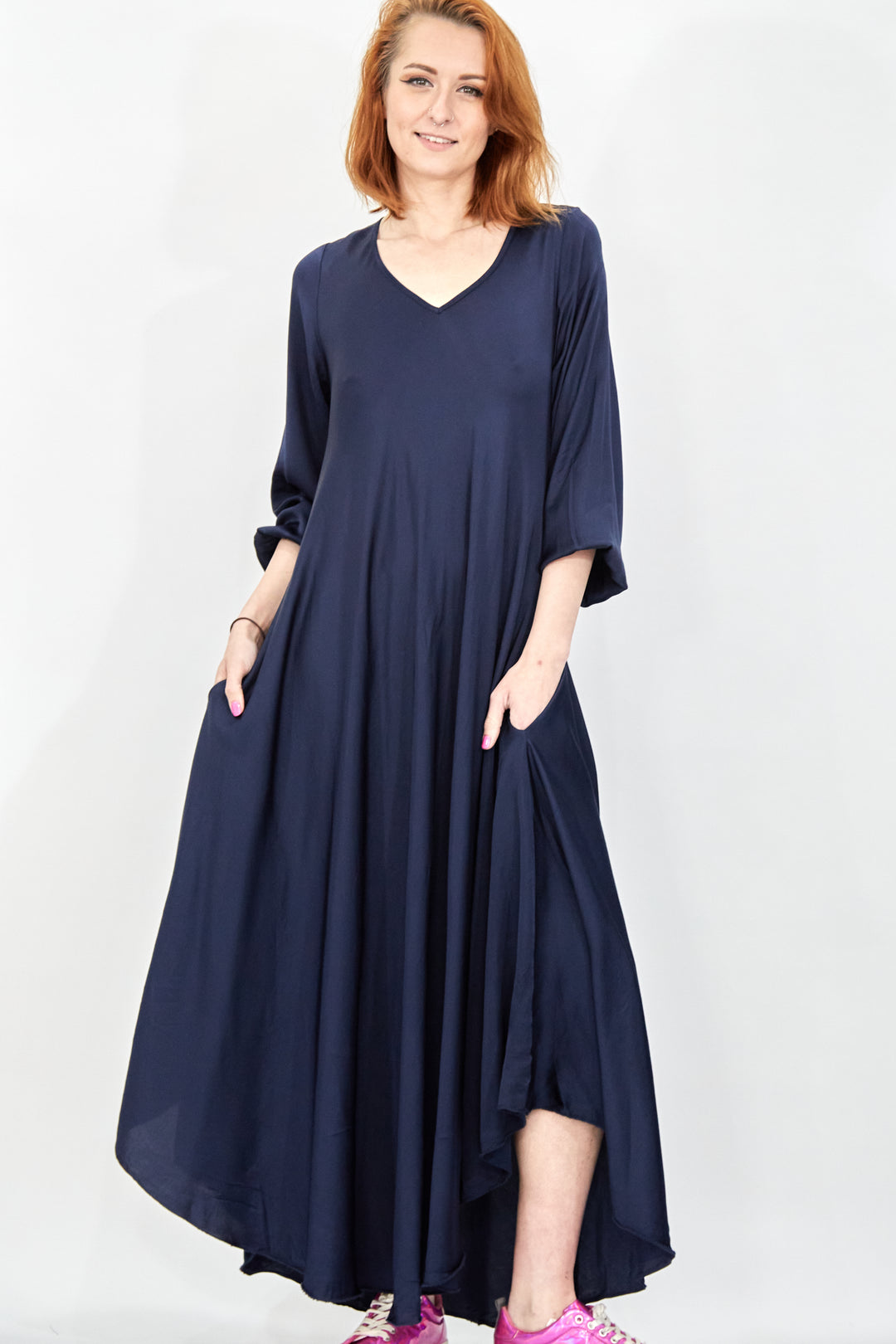 Full Sleeve Bias Dress - Vz Collection