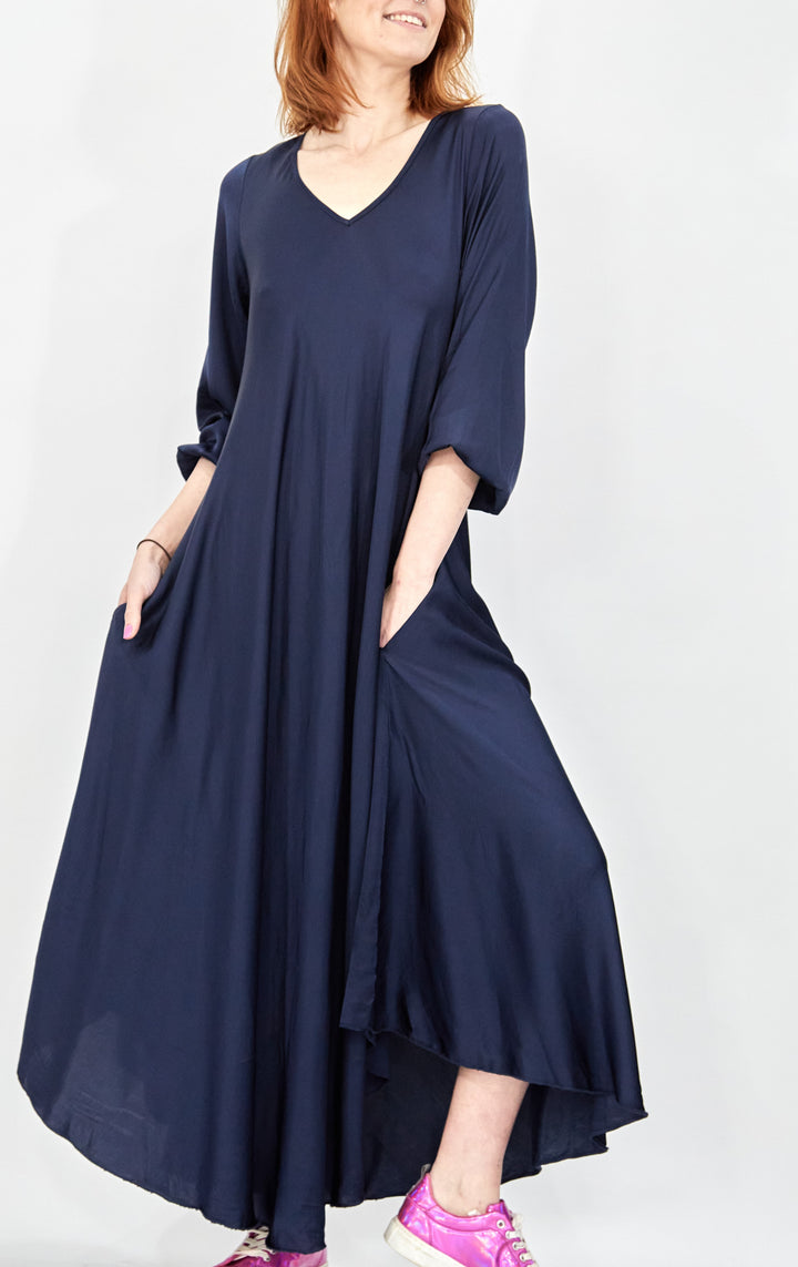 Full Sleeve Bias Dress - Vz Collection