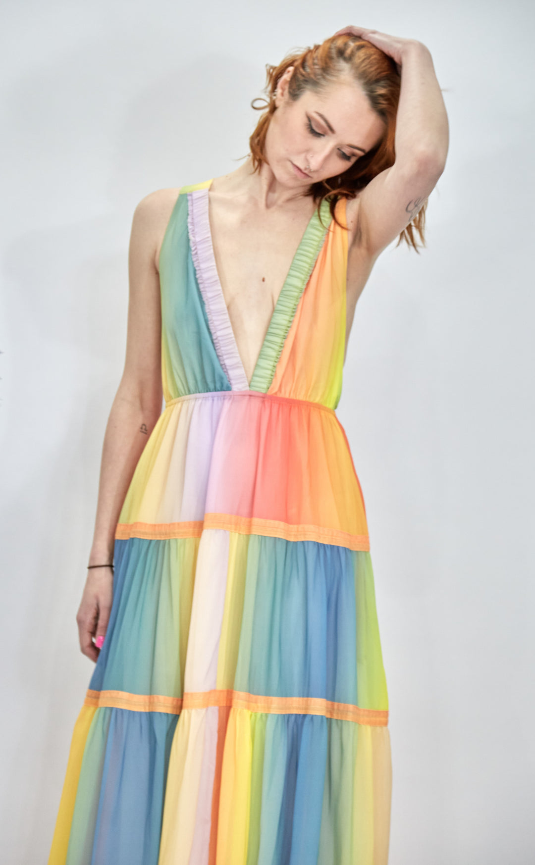 Ombre Rainbow Dress - Vz Collection