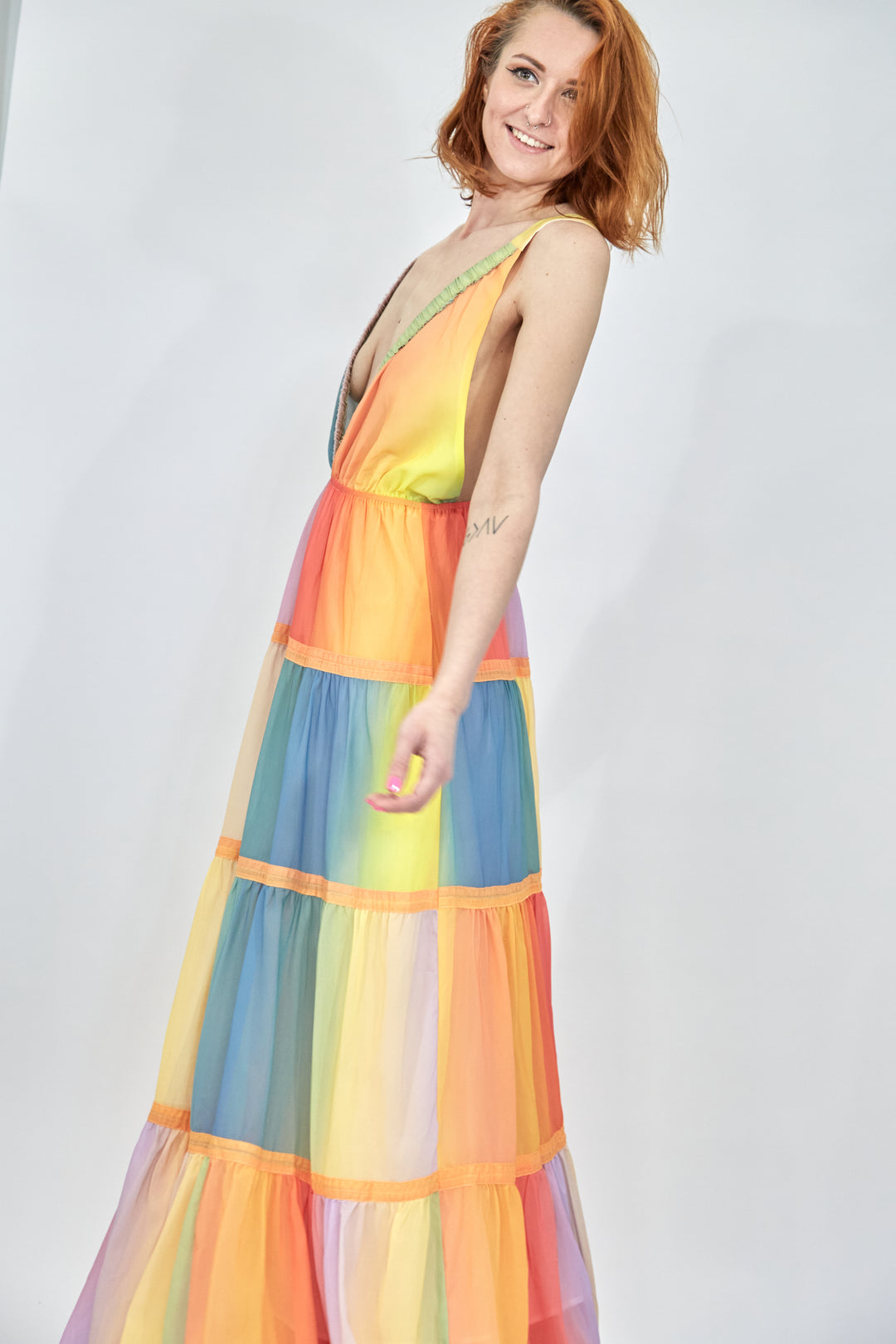 Ombre Rainbow Dress - Vz Collection