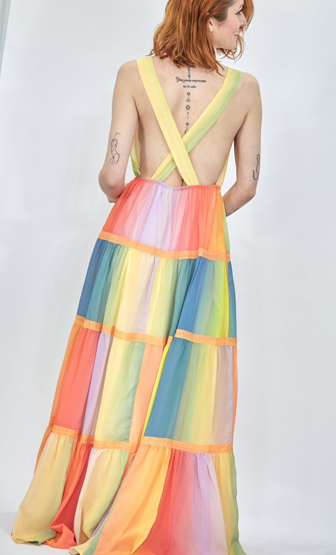 Ombre Rainbow Dress - Vz Collection