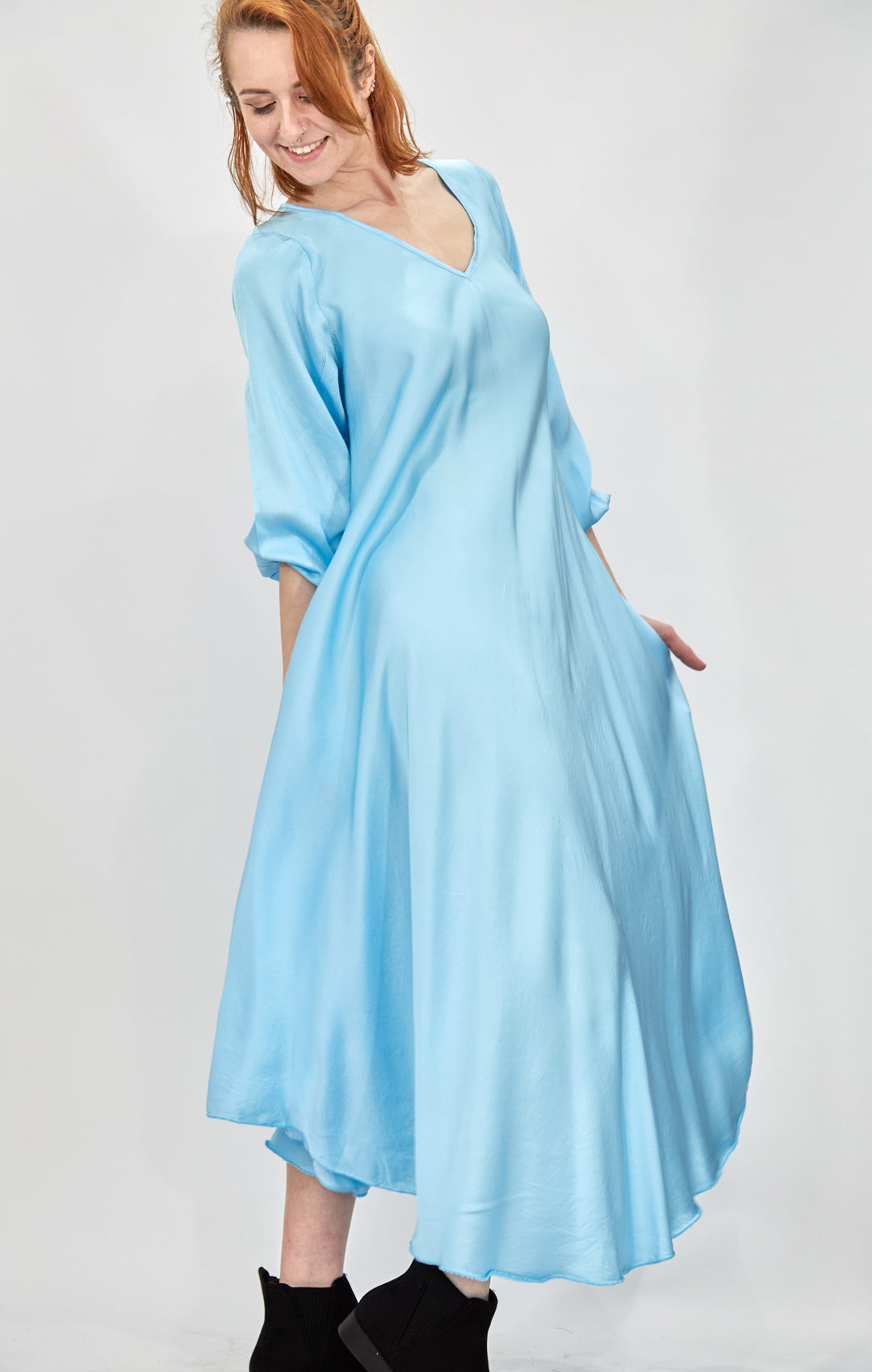 Full Sleeve Bias Dress - Vz Collection
