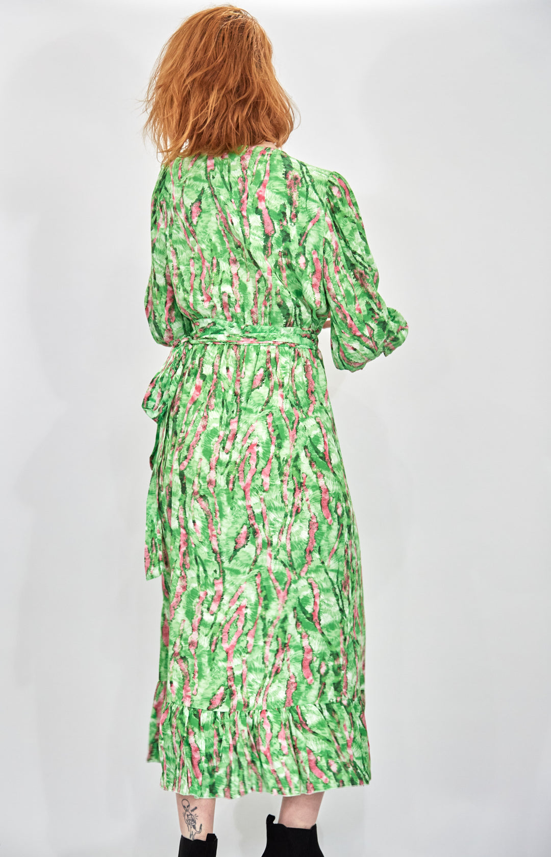 Long Sleeve Wrap Dress - Vz Collection