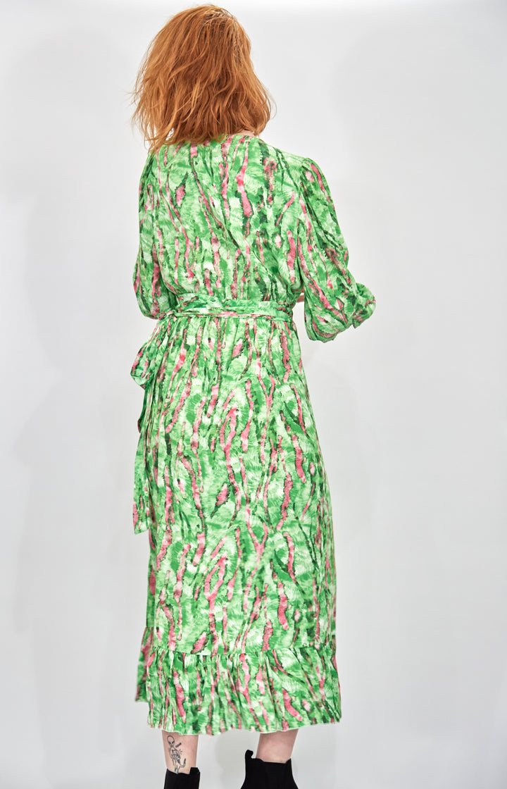 Long Sleeve Wrap Dress - Vz Collection