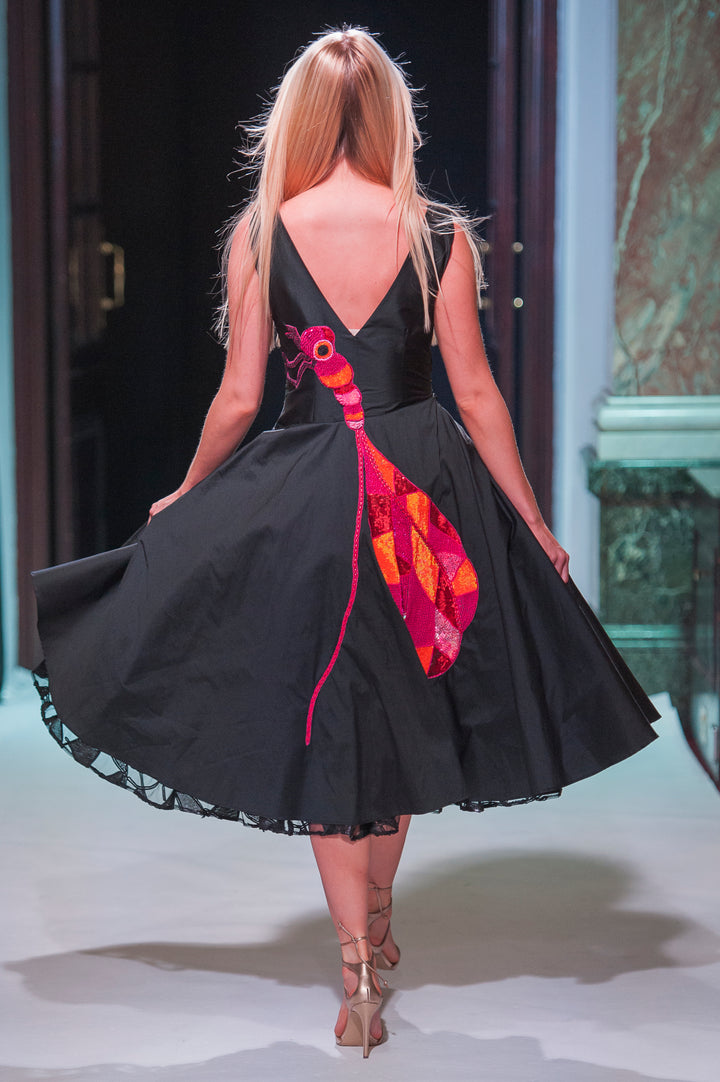 Dragonfly Sitting on its Web Dress - Vz Collection