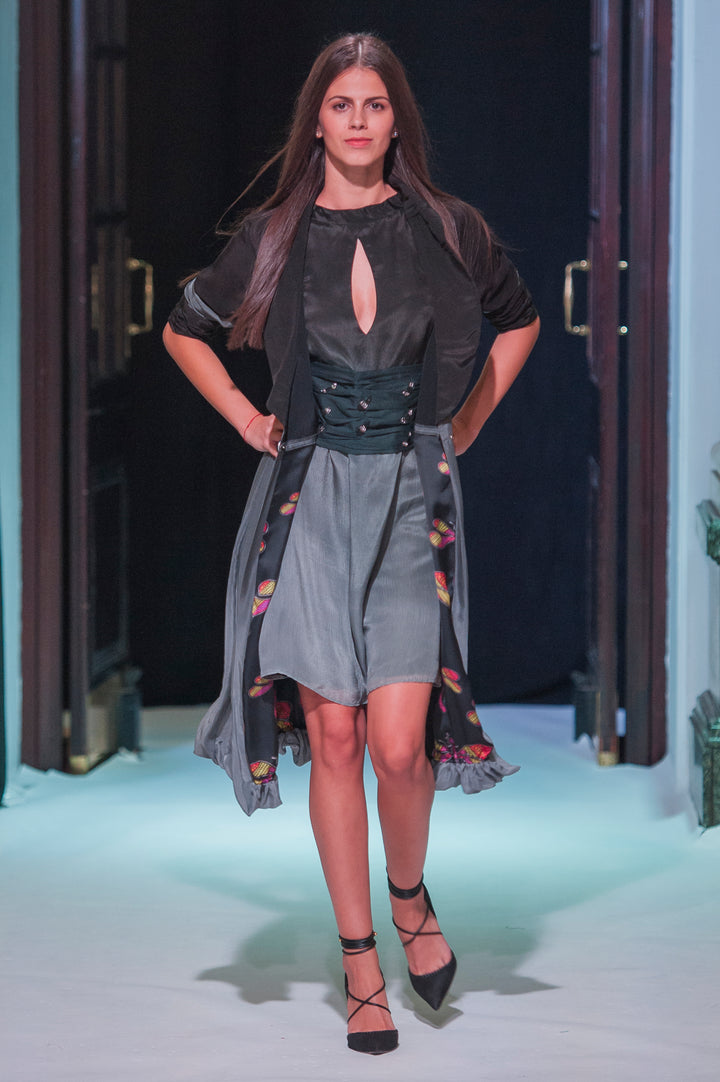 Paneled Ombre Jacket - Vz Collection
