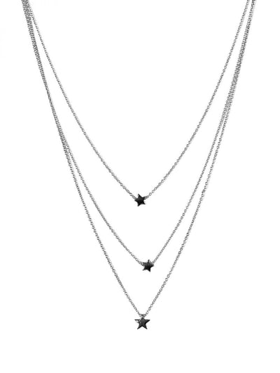 3 Layer Star Necklace - Vz Collection