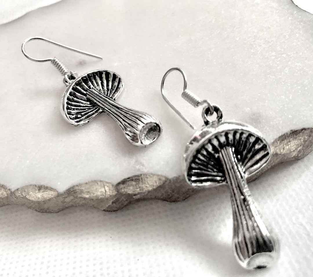 Mushroom Umbrella Earrings - Vz Collection