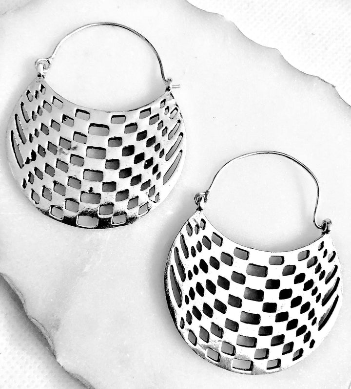 Abstract Hoops Earrings - Vz Collection