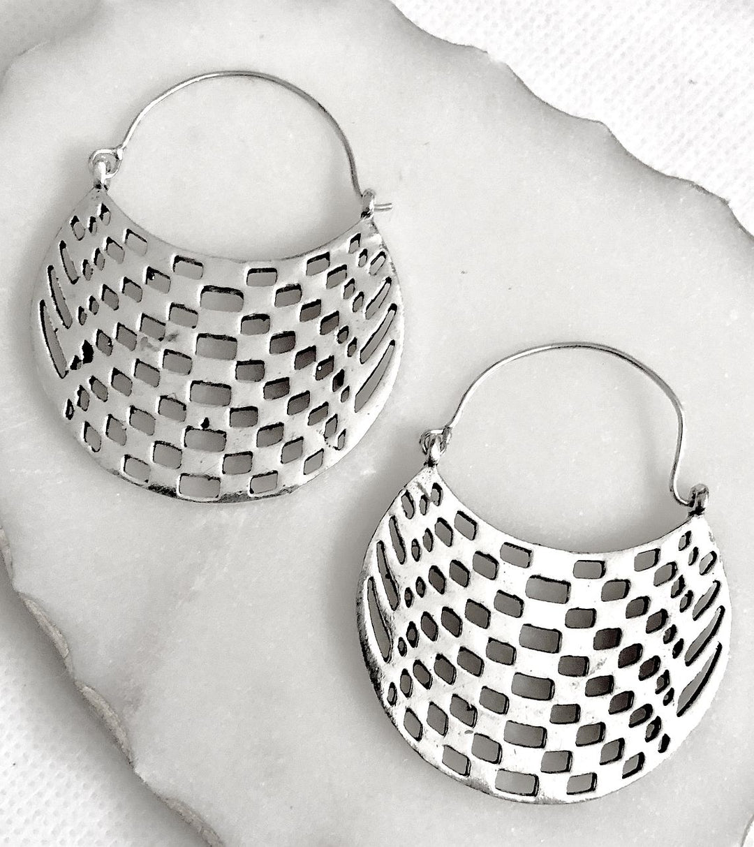 Abstract Hoops Earrings - Vz Collection