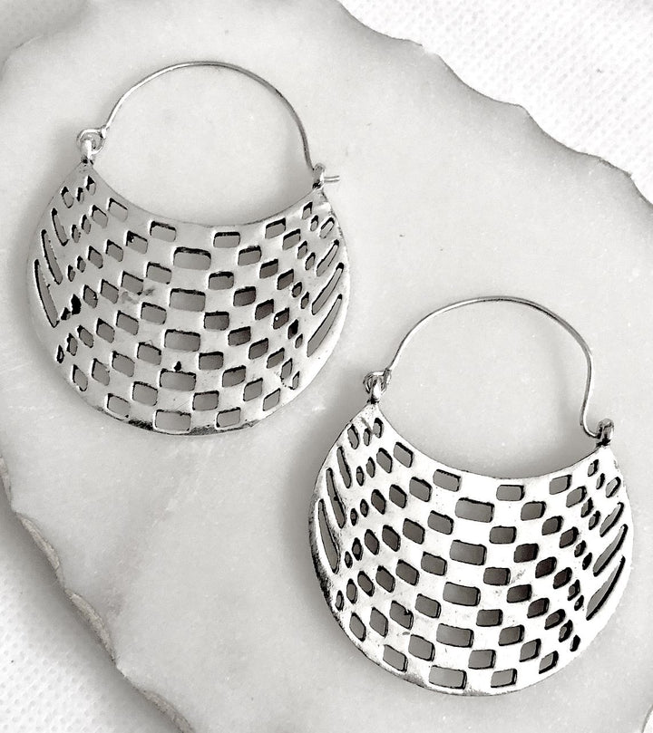 Abstract Hoops Earrings - Vz Collection