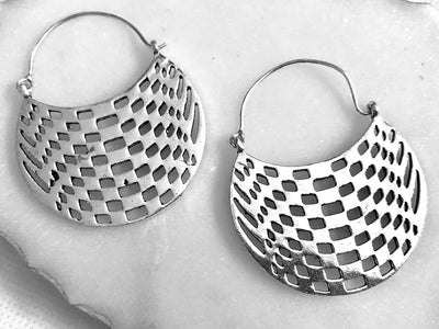 Abstract Hoops Earrings - Vz Collection