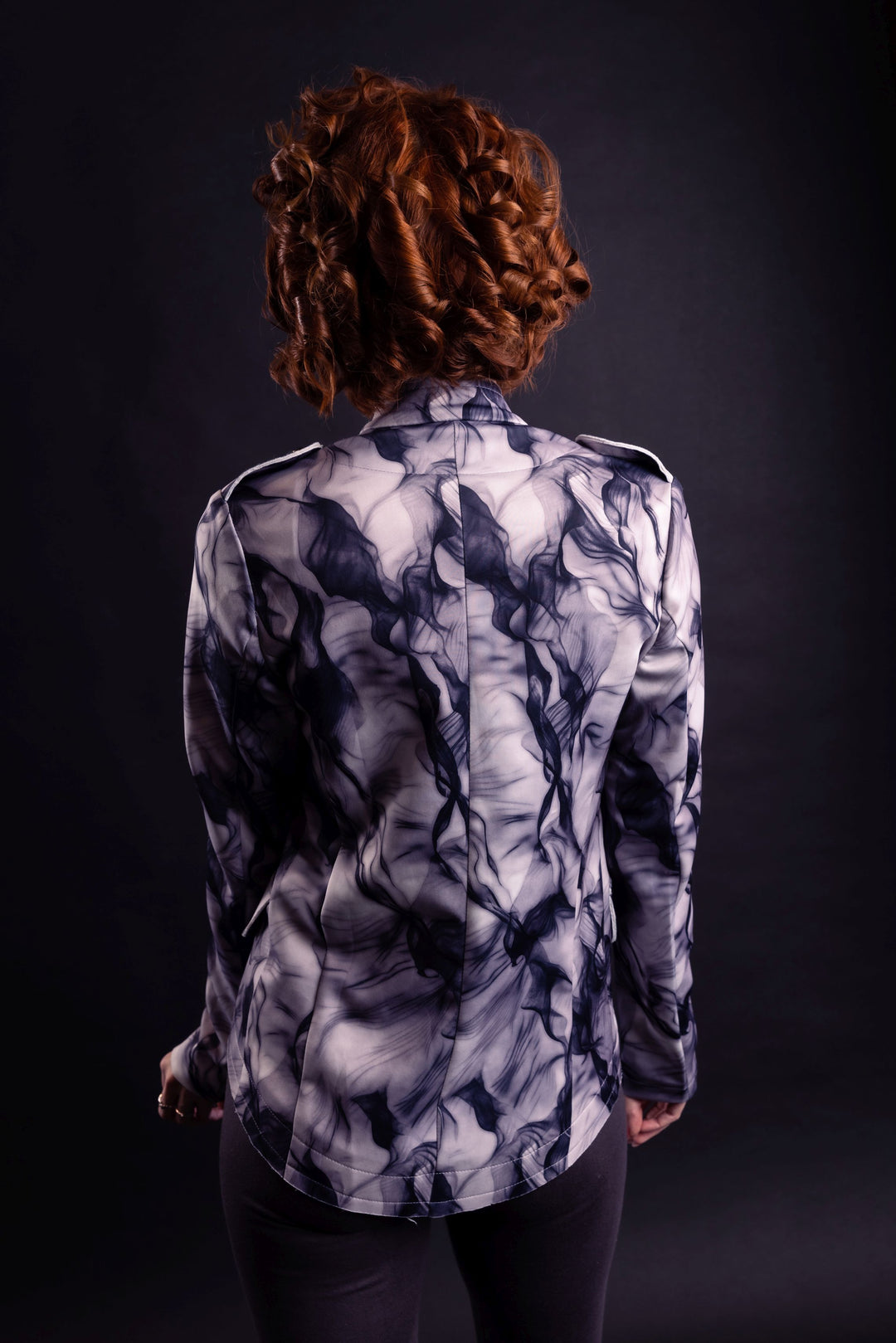Military Style Jacket in Scuba Fabric - Vz Collection