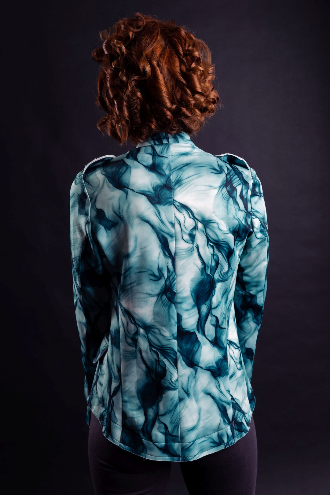Military Style Jacket in Scuba Fabric - Vz Collection