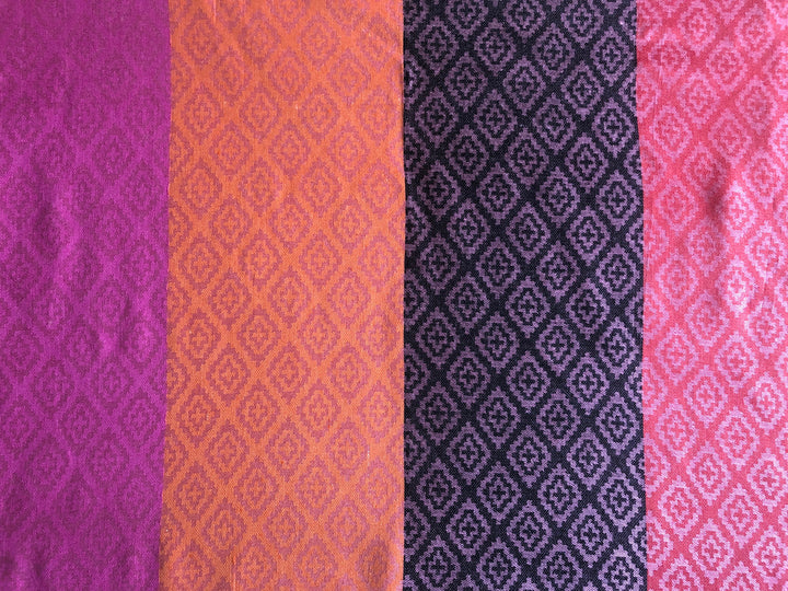 Solid Colours with Diamond Pattern Pashmina Scarf - Vz Collection