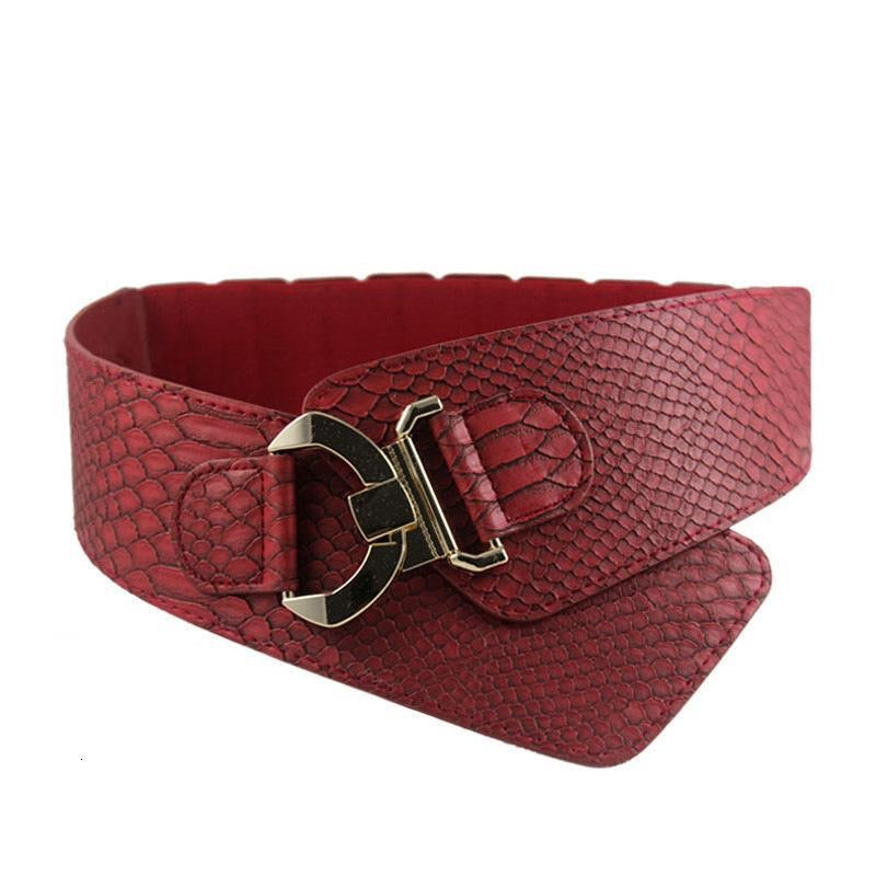 Faux Leather Belt with Elasticated Back - Vz Collection
