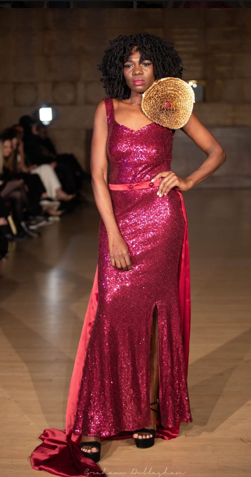 Burgundy Ball Gown - Vz Collection