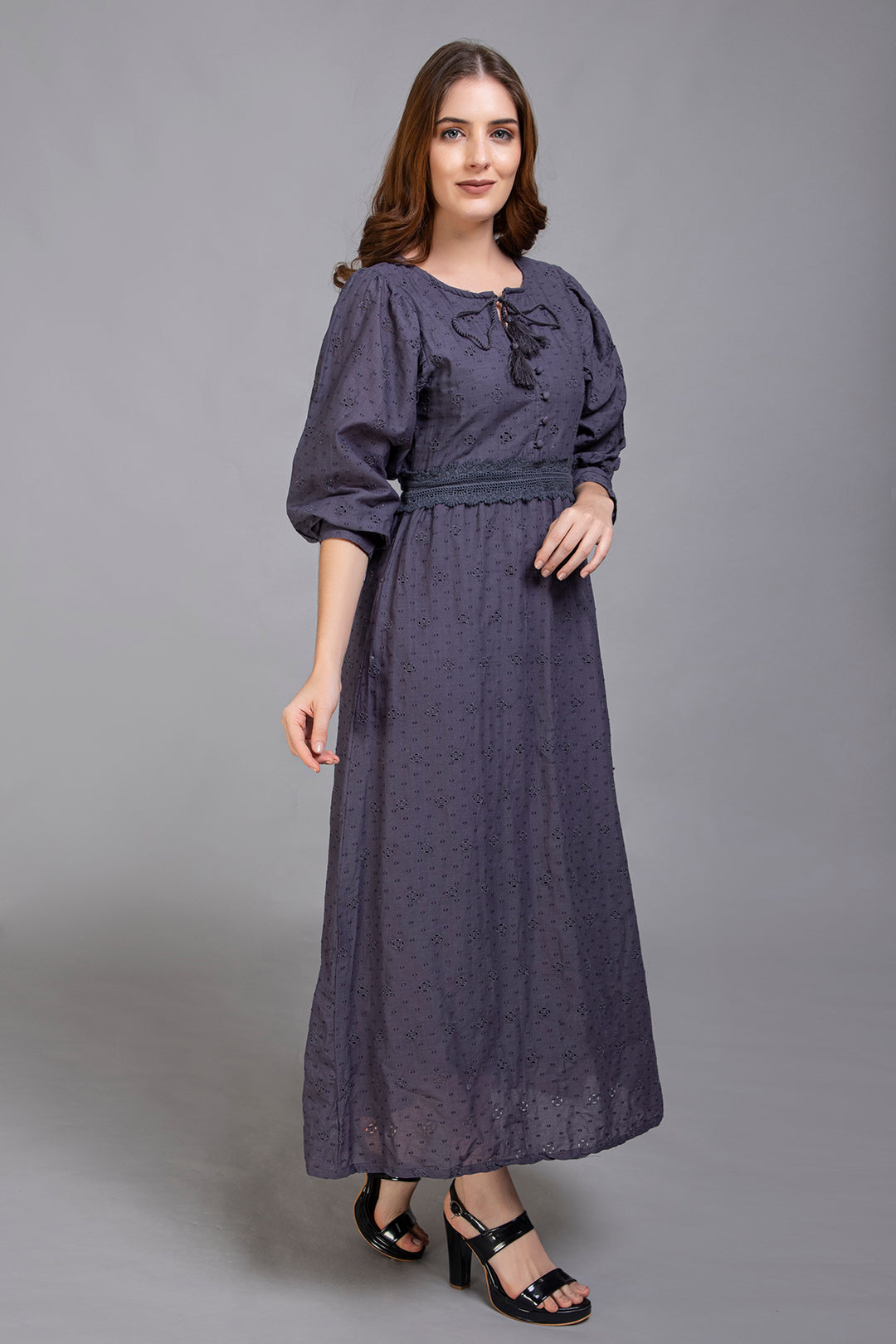 Grey Maxi Dress - Vz Collection