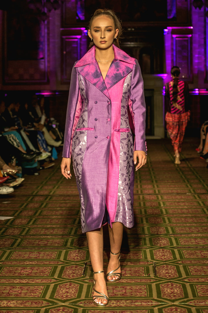 Ombré Double Breasted Jacket - Vz Collection
