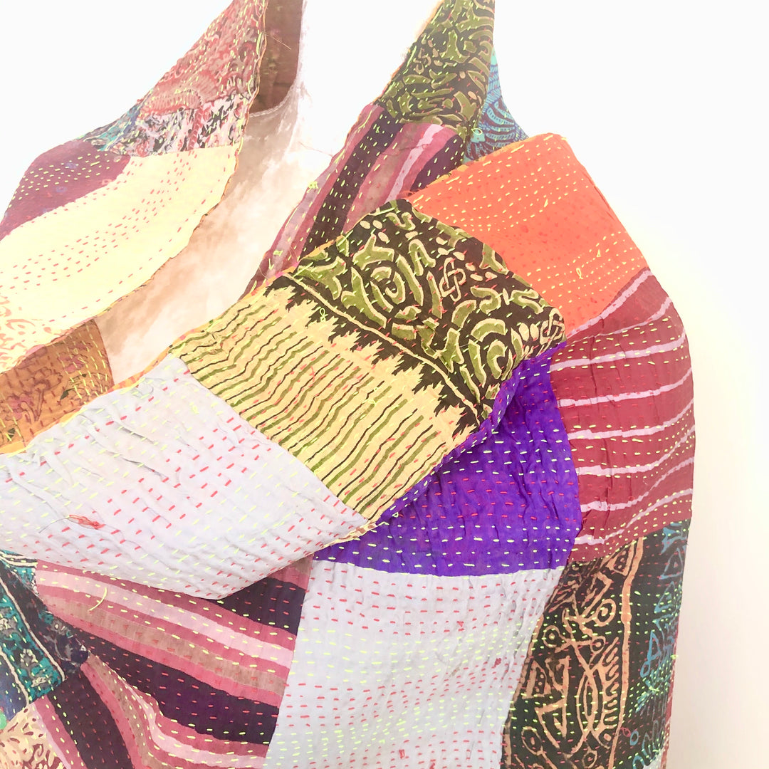 Multi Coloured Reversible Silk Scarves - Vz Collection