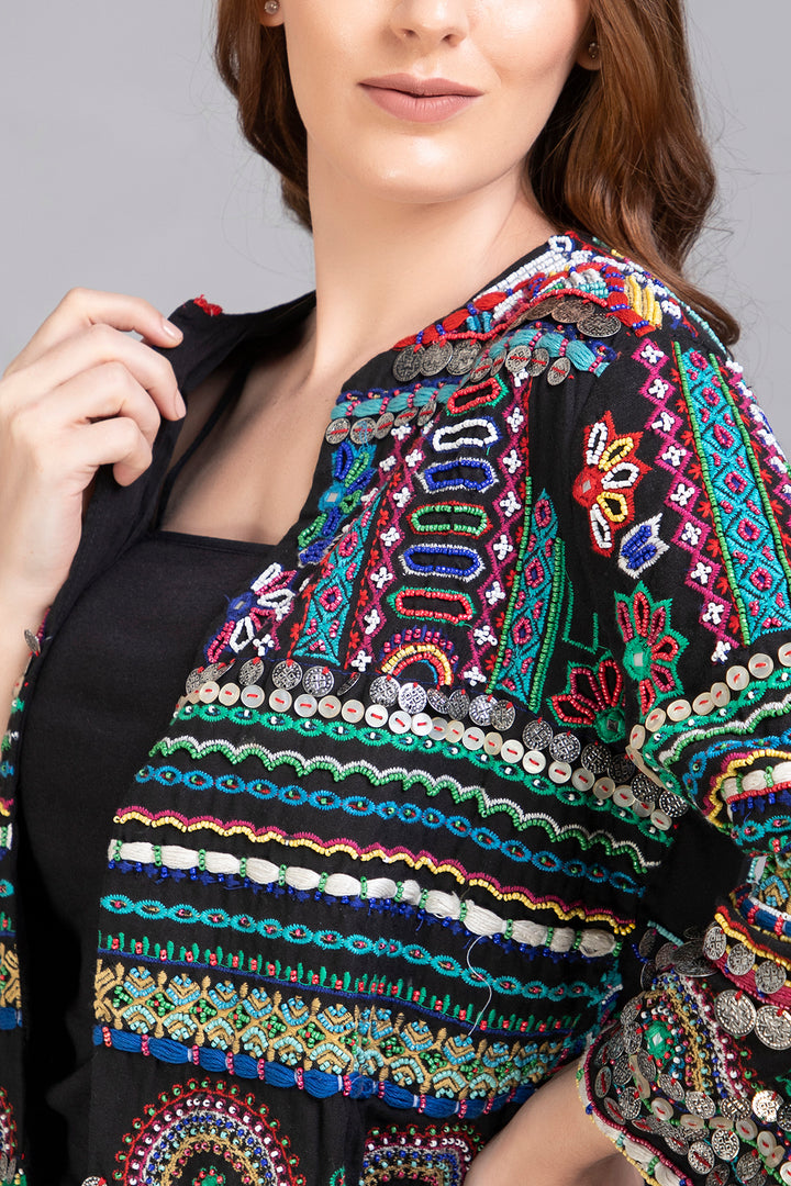 Hand Embroidered Jacket - Vz Collection
