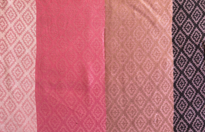 Solid Colours with Diamond Pattern Pashmina Scarf - Vz Collection