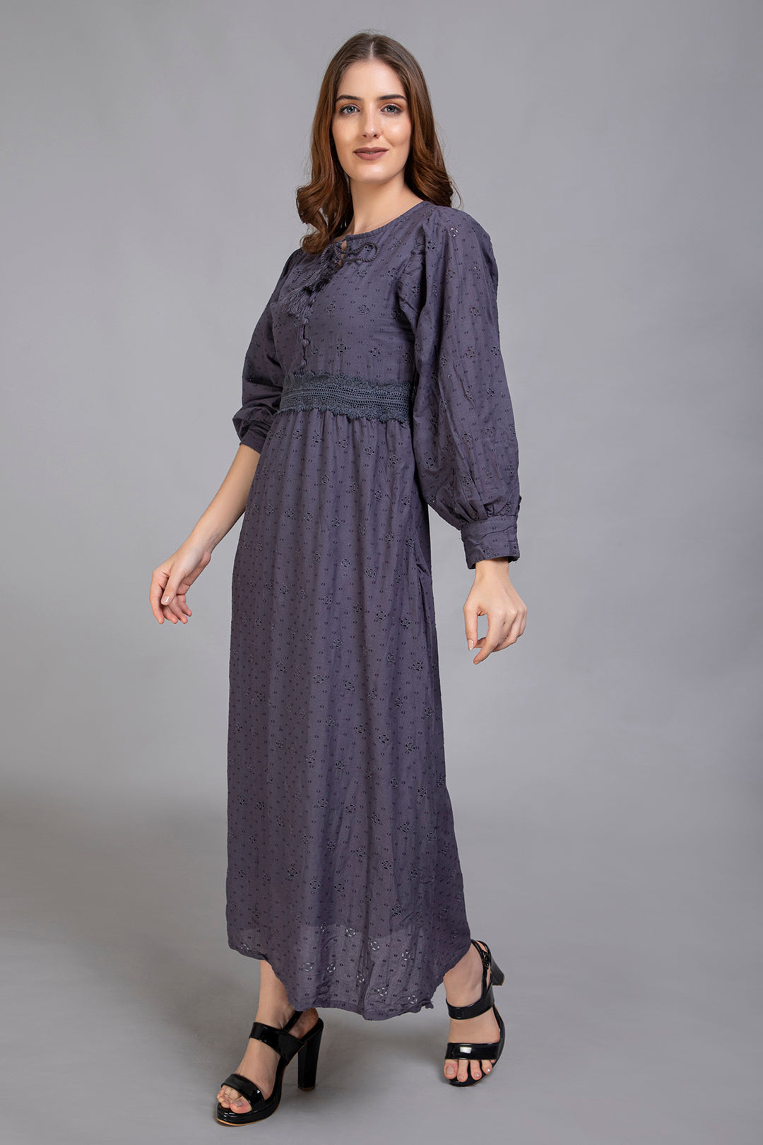 Grey Maxi Dress - Vz Collection