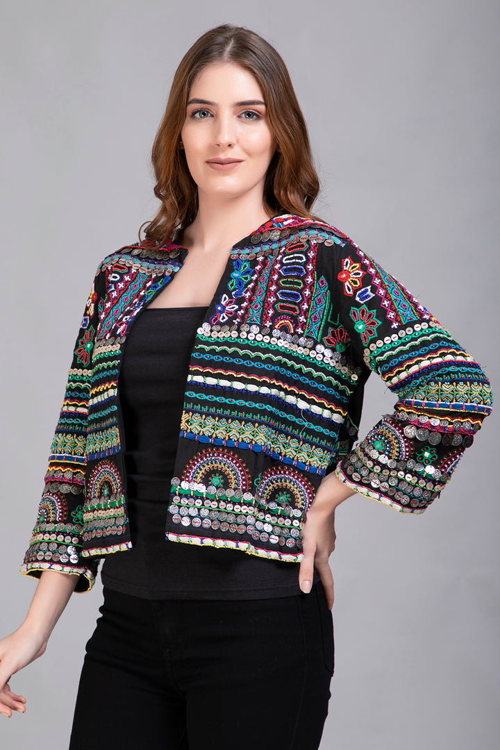 Hand Embroidered Jacket - Vz Collection