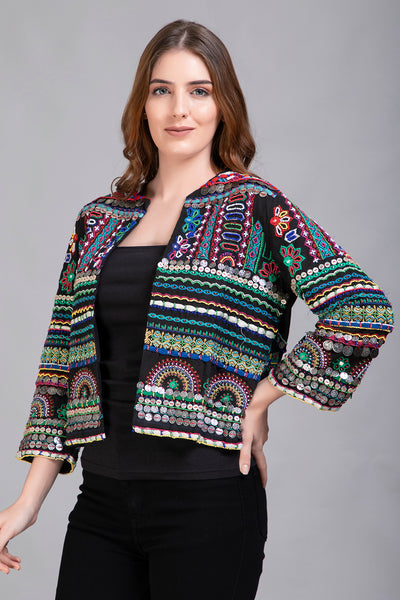 Hand Embroidered Jacket - Vz Collection