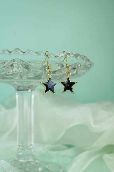 Enamel Star Earrings - Vz Collection