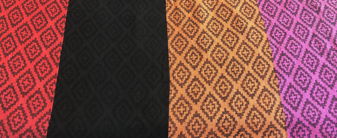 Solid Colours with Diamond Pattern Pashmina Scarf - Vz Collection