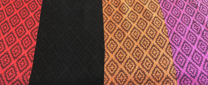 Solid Colours with Diamond Pattern Pashmina Scarf - Vz Collection