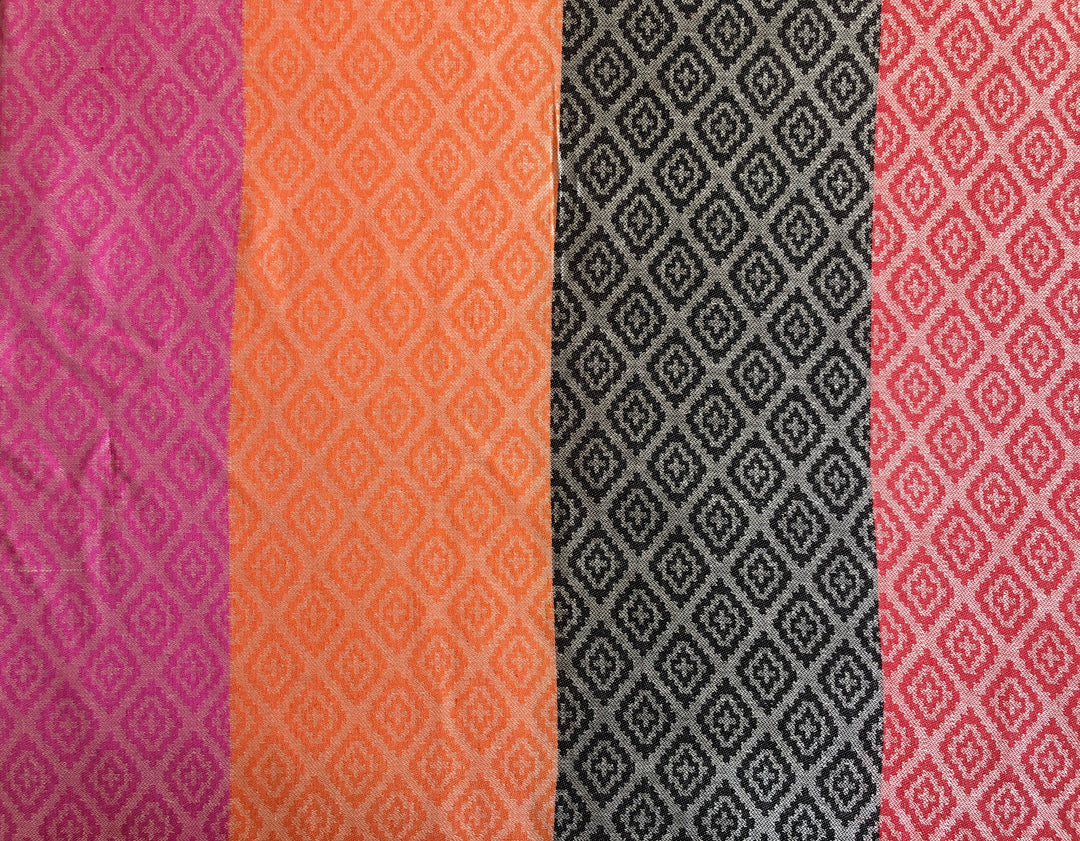 Solid Colours with Diamond Pattern Pashmina Scarf - Vz Collection