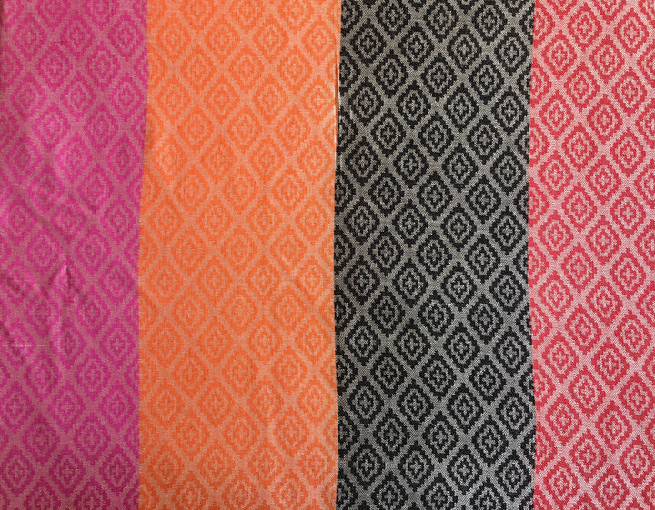 Solid Colours with Diamond Pattern Pashmina Scarf - Vz Collection
