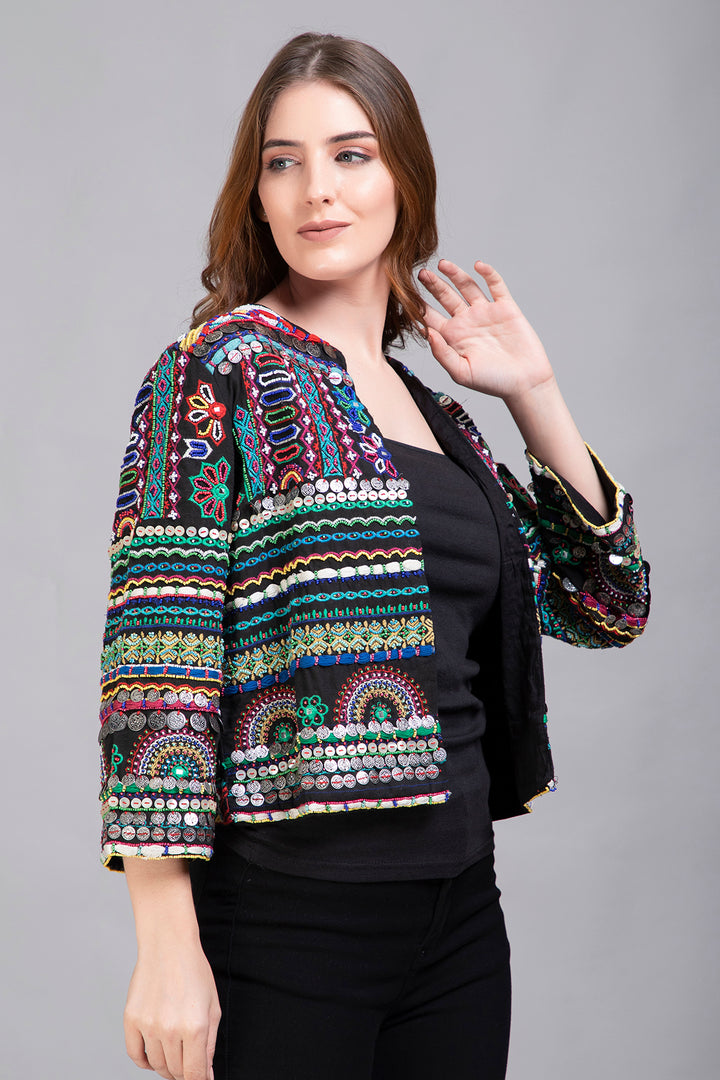 Hand Embroidered Jacket - Vz Collection